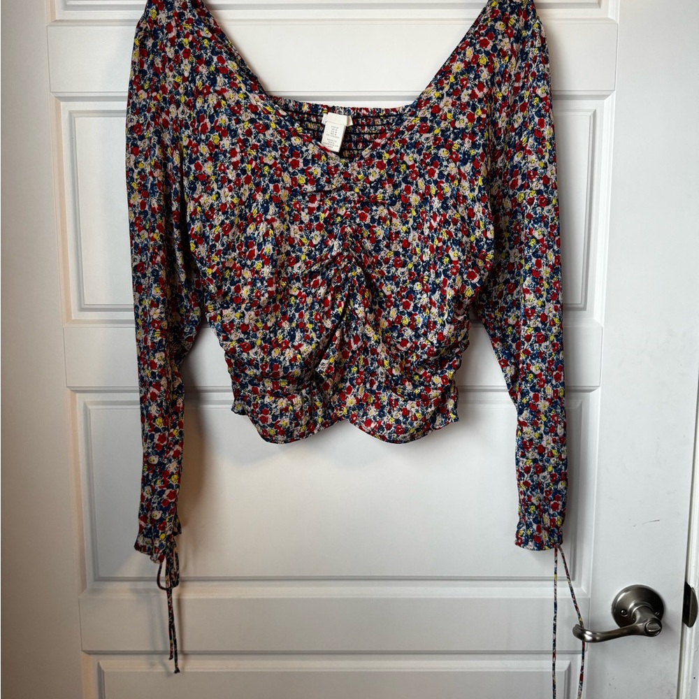H&M Multicolor Floral Blouse